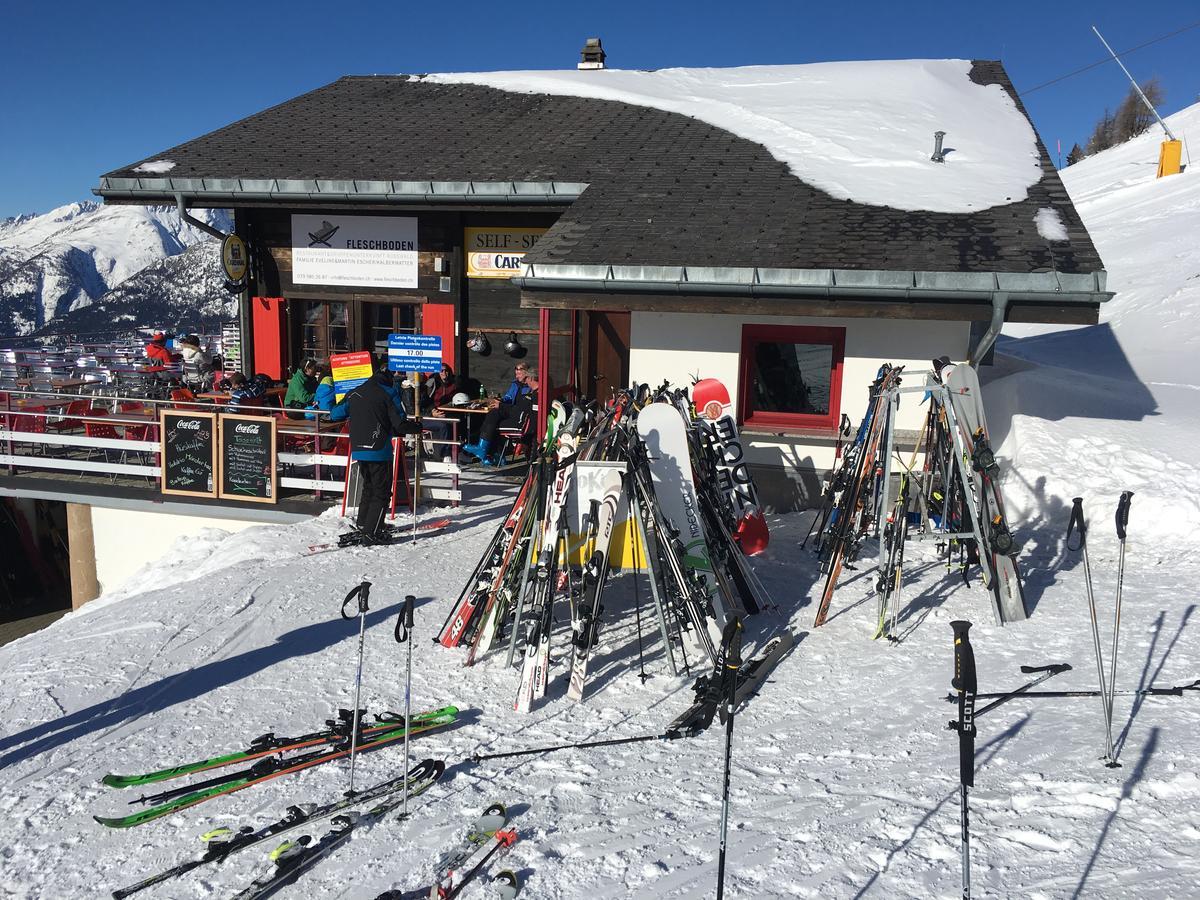 Albergue Restaurant Fleschboden Rosswald Exterior foto